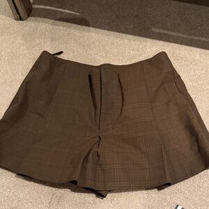 Zara plaid skort